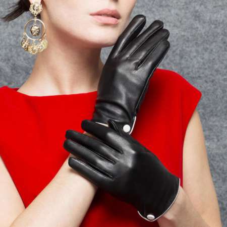 Photo de fétichiste gants de cuir 